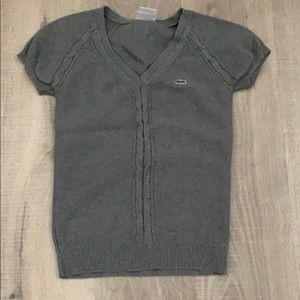 Knit lacoste top